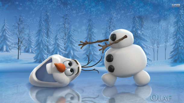 Image of Olaf from the Disney movie Frozen.
