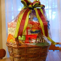 Giftbasket of goodies given by kind client of G. Patterson Studio in Nacogdoches
